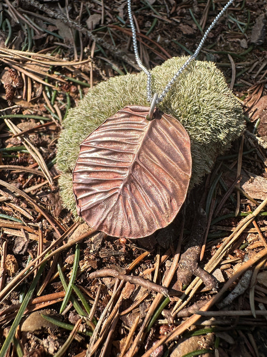 Round Pine Needle Necklace