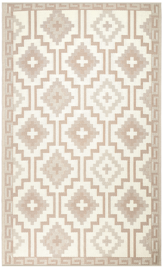 Lhasa - Mocha Outdoor Rug for Patio