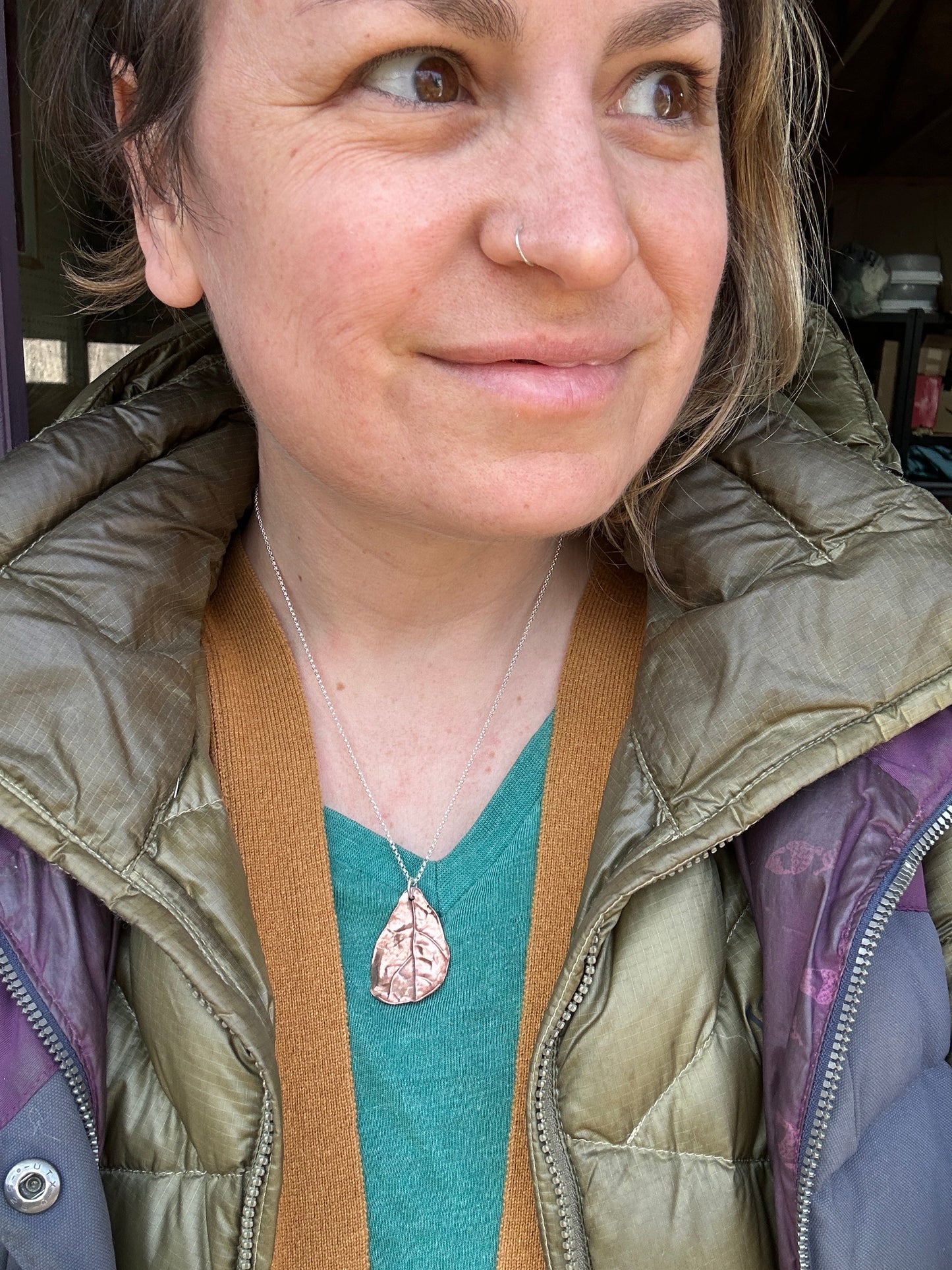 Fiddle Leaf Fig Necklace
