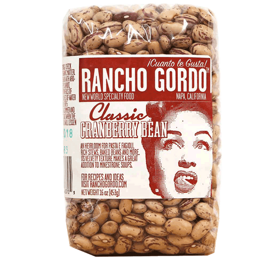 Rancho Gordo - 'Classic Cranberry' Heirloom Beans (16OZ)