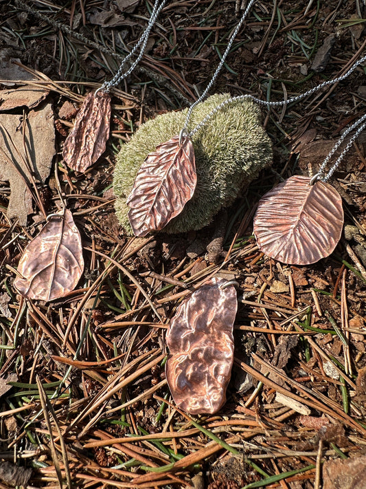 Round Pine Needle Necklace