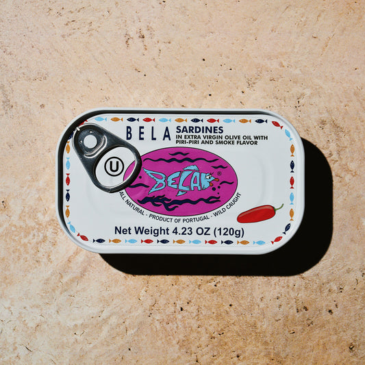 Sardines in Extra Virgin Olive Oil with Piri Piri and Smoke Flavor