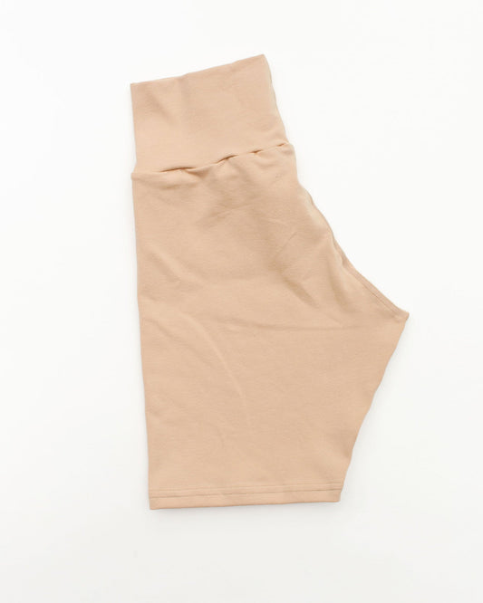 High Rise Bike Shorts Pine Nut