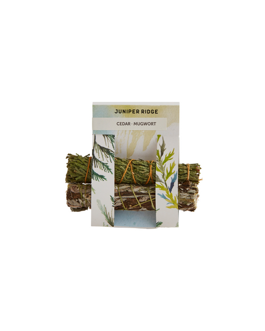 Cedar and Mugwort Natural Incense Bundles
