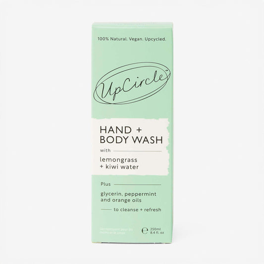 Natural Hand + Body Wash with Lemongrass