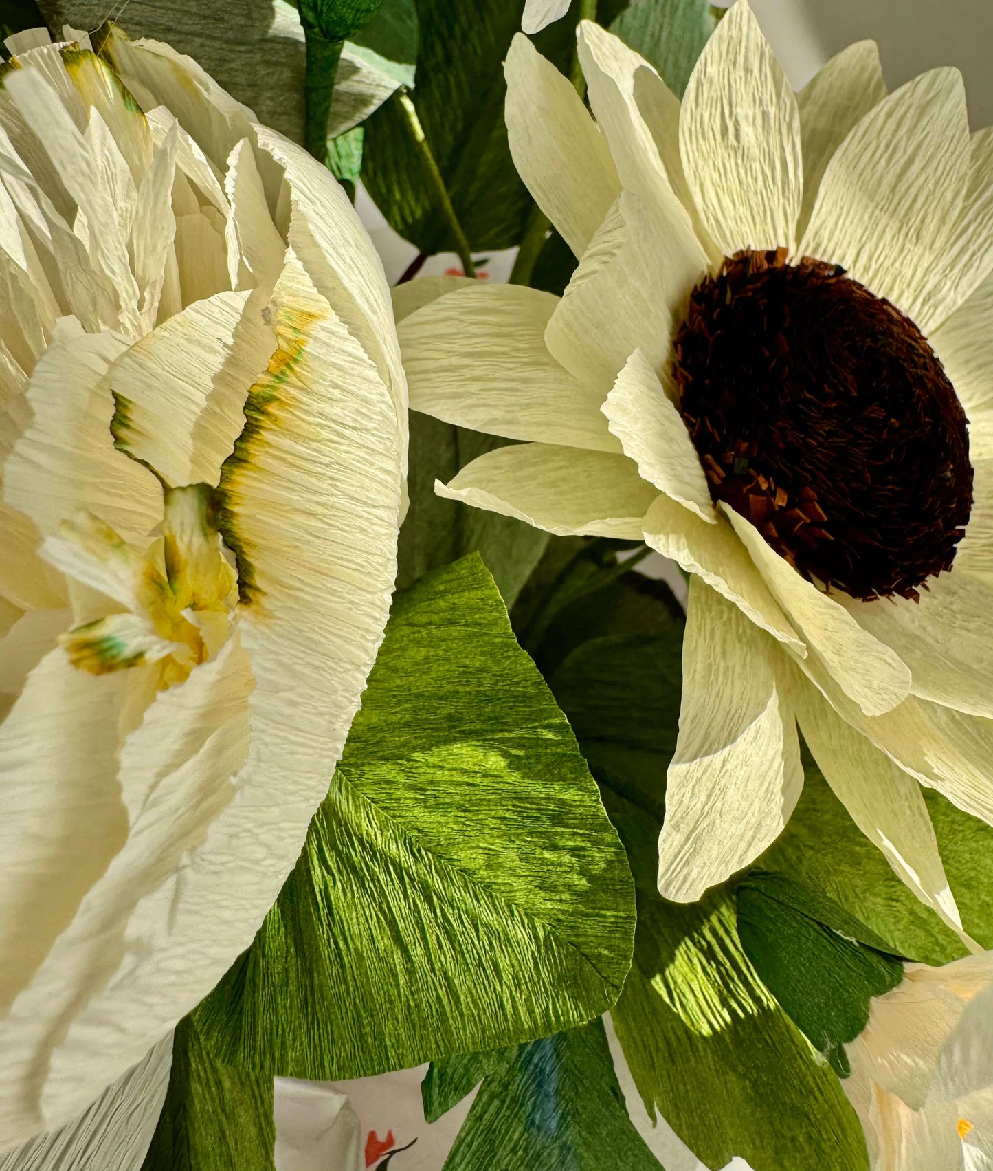 Dirty Martini | Neutral Paper Flower Bouquet