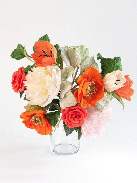 Hot To Trot | Modern Paper Flower Bouquet