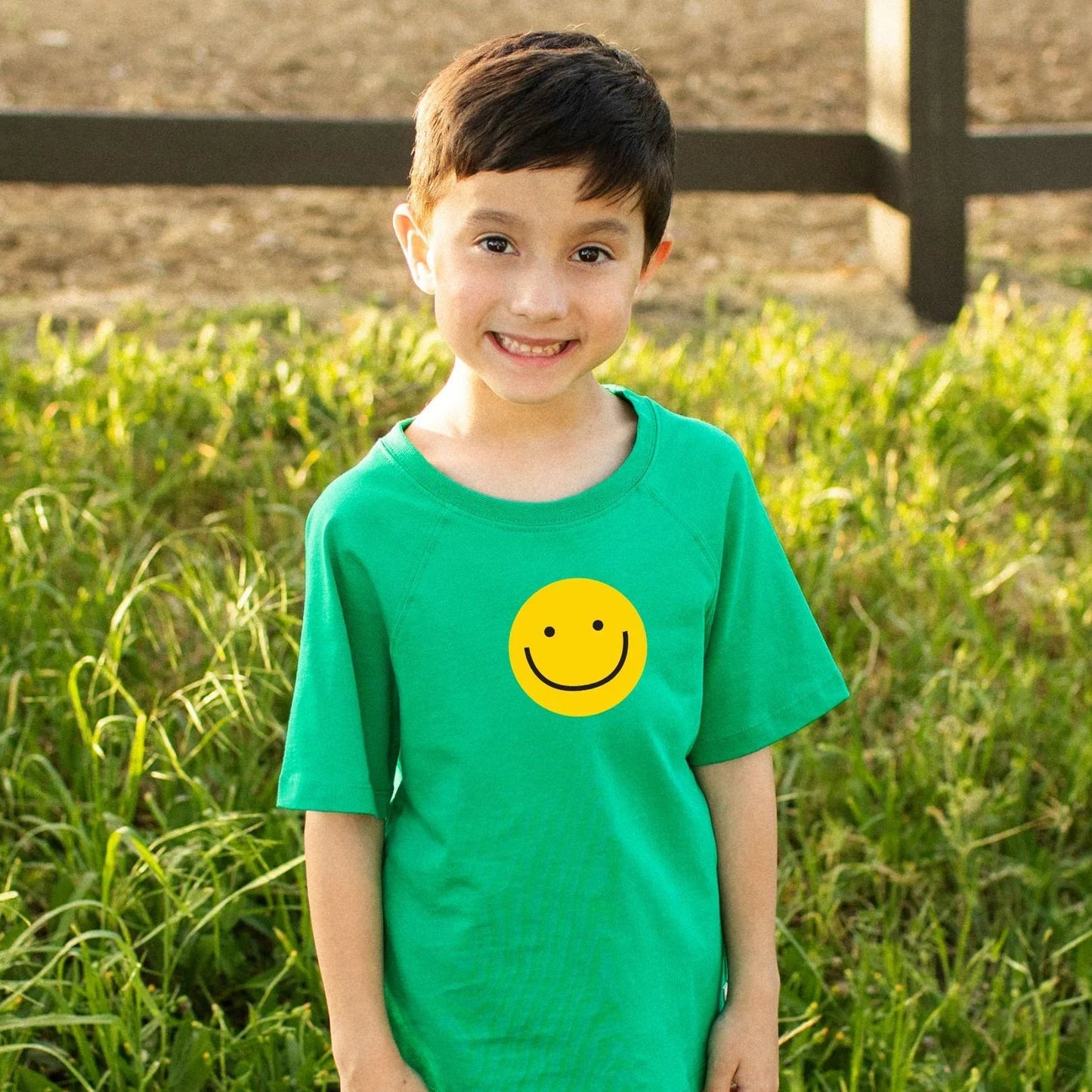 Happy Face T-Shirt - Organic Cotton