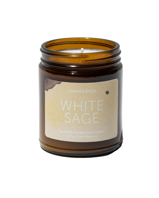 White Sage Essential Oil Candle