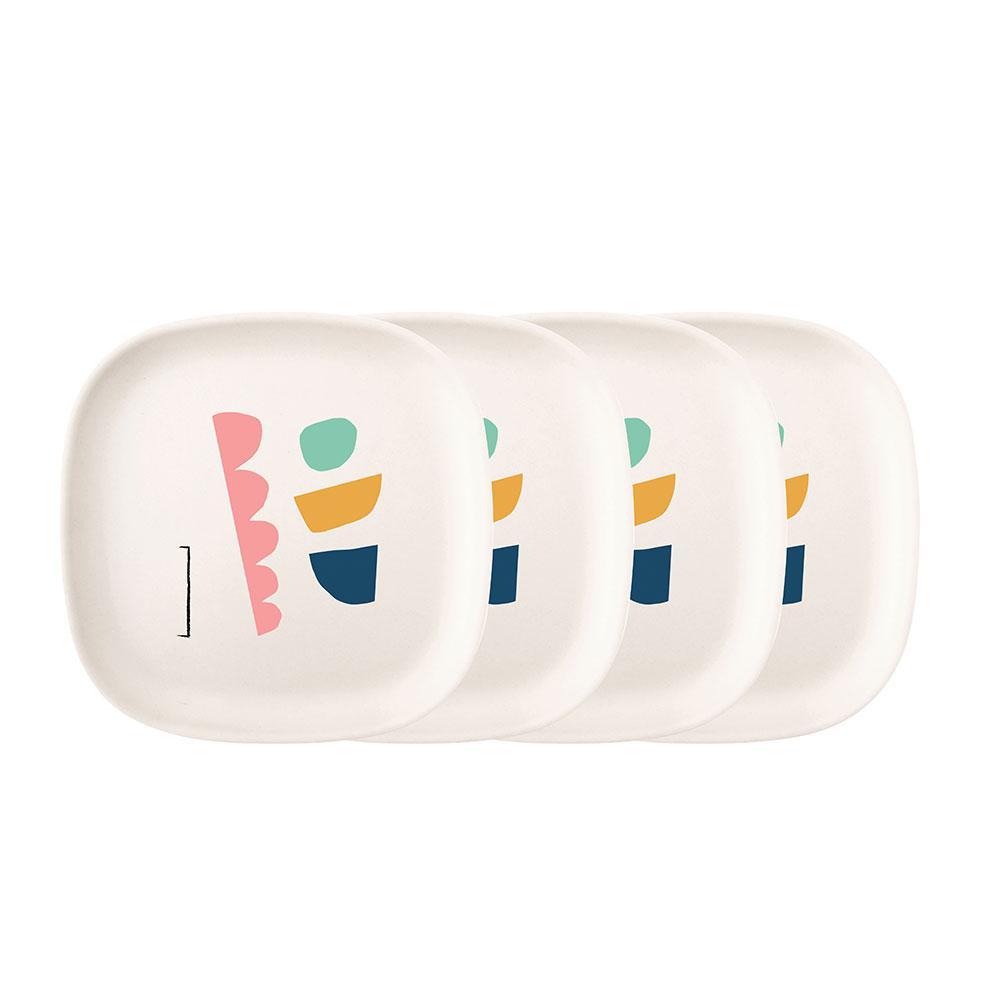 Illustrated Side Plate Set - Color Series