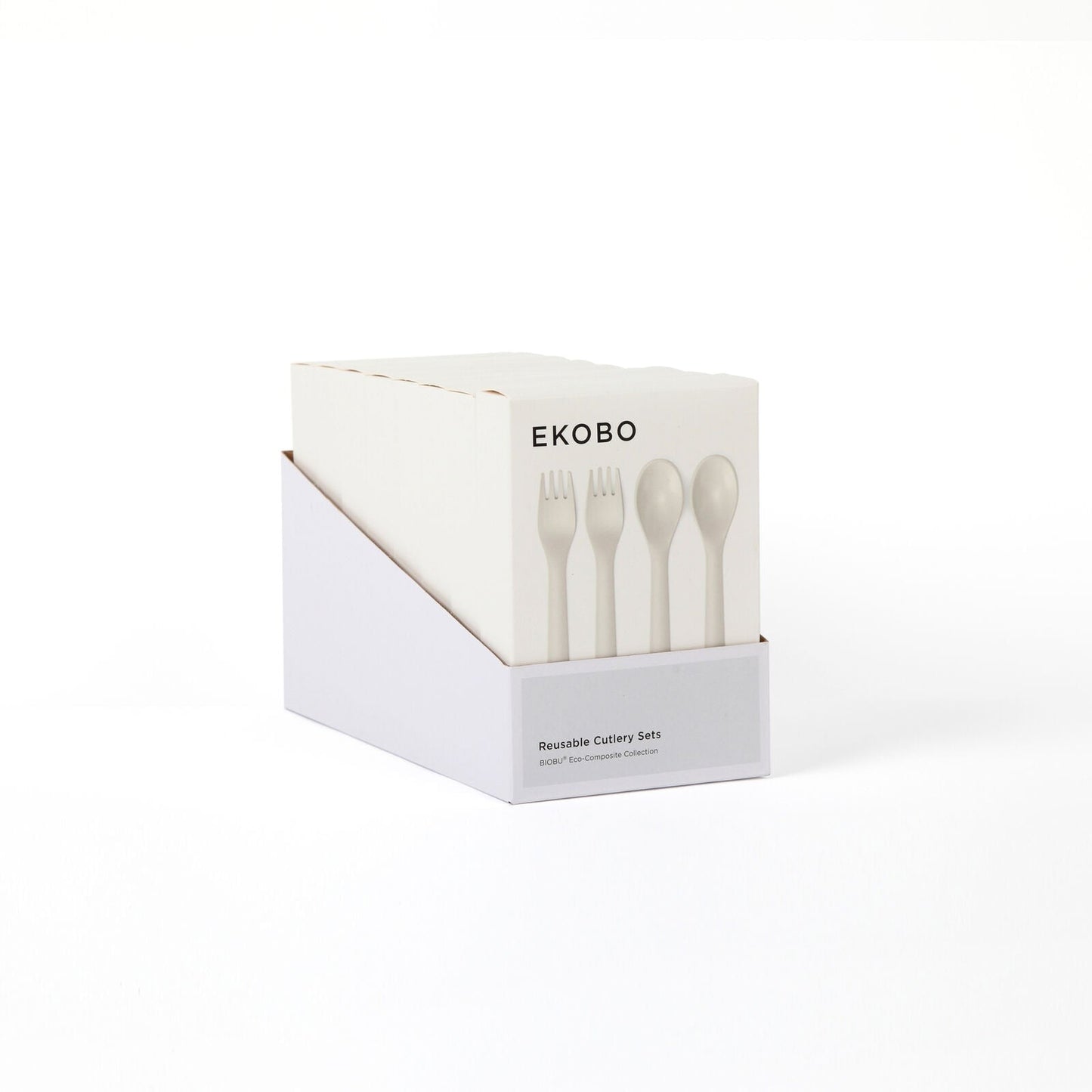 Reusable Cutlery Set Duos - Cloud - Pack of 2 sets