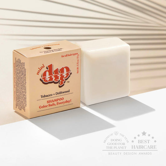 Mini Dip Color Safe Shampoo Bar for Every Day - Tobacco & Driftwood