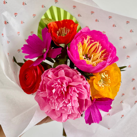 Do You | Colorful Paper Flower Bouquet