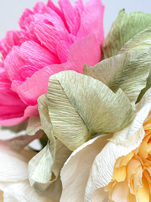 Peony for Your Thoughts | Assorted Paper Peony Bouquet
