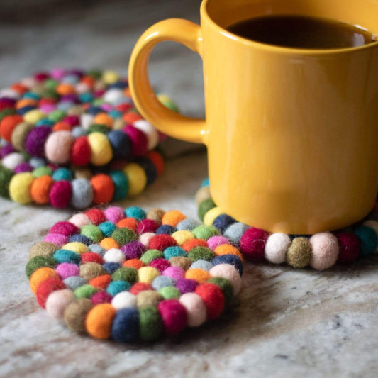 Boho Eco Coasters & Trivet