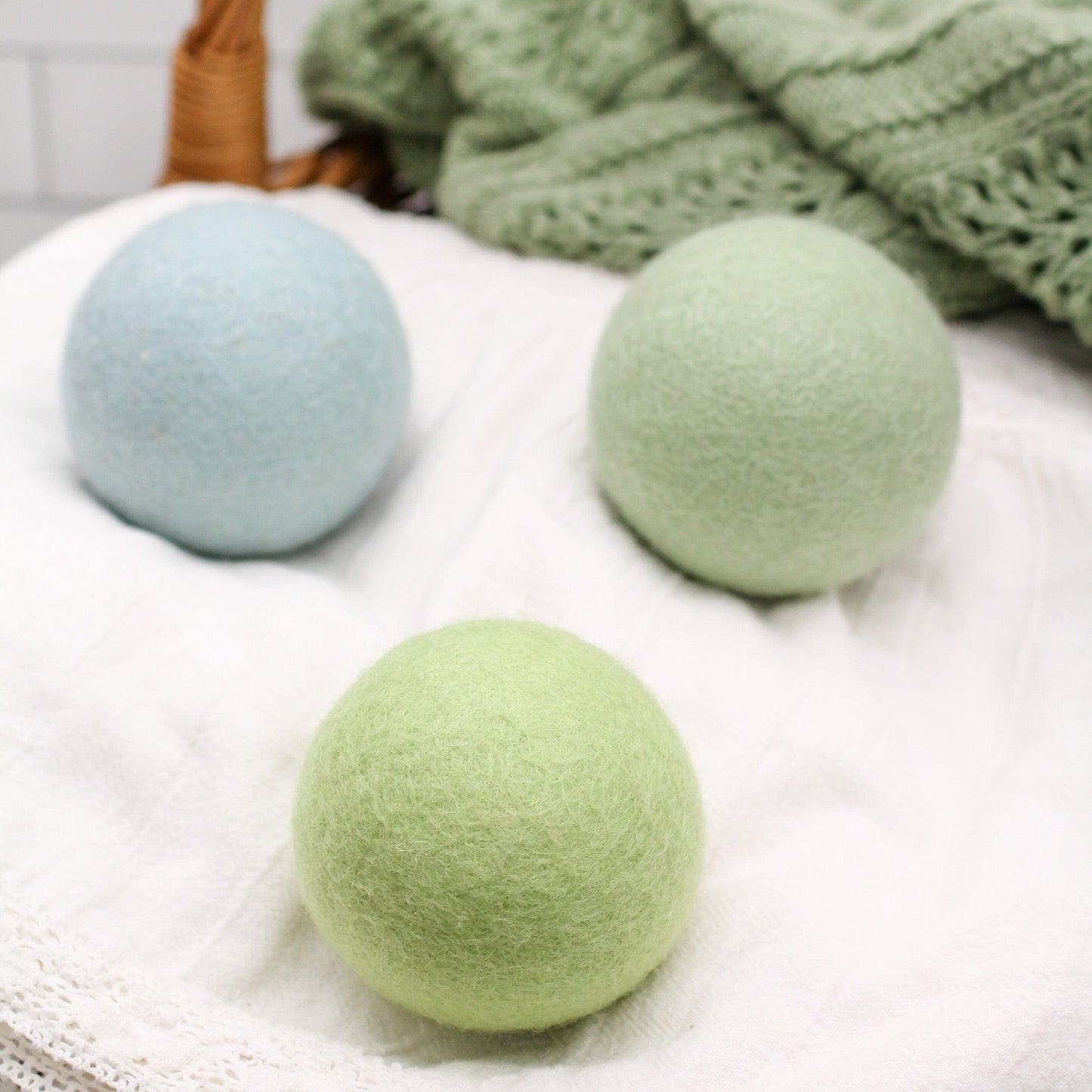 Jade Ombre (Green) Dryer Balls