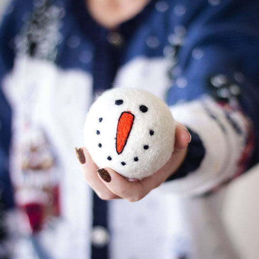 Snowman Trio Dryer Balls