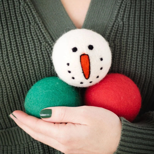 Vintage Holidays - Red Dryer Balls