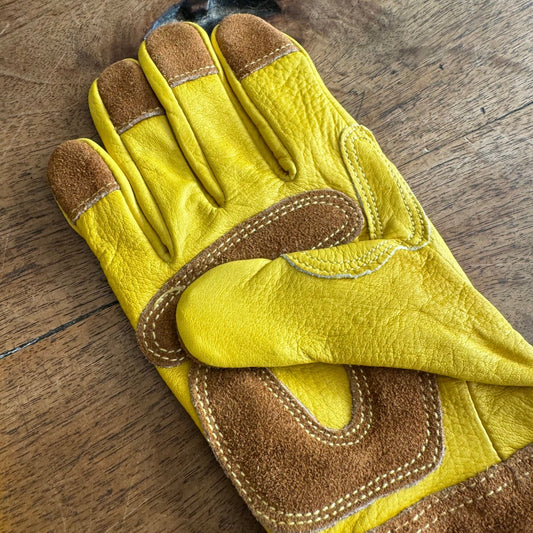 Long Garden Gloves - Rose Pruning Gloves (Soft Cowhide)