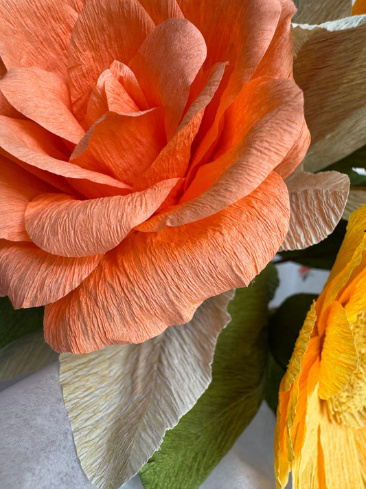 Mango Lemonade | Mixed Paper Flower Bouquet