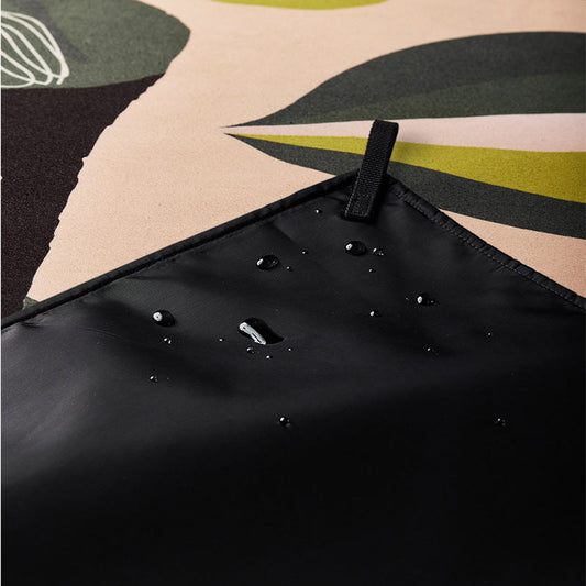 Festival Blanket: Monstera Green Pink