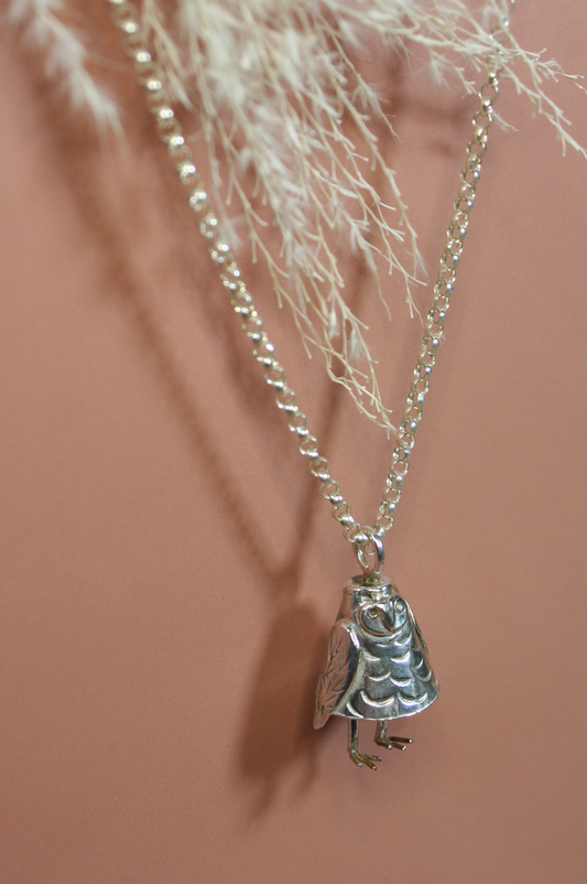 Owl Bell Necklace