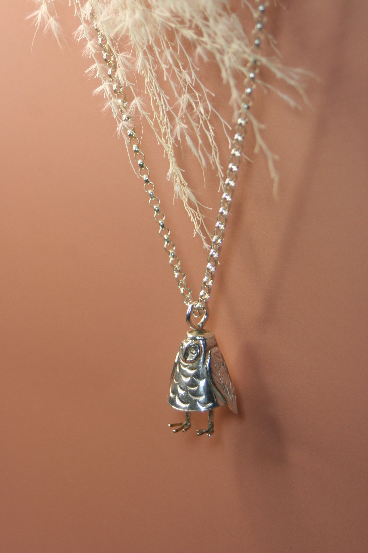 Owl Bell Necklace