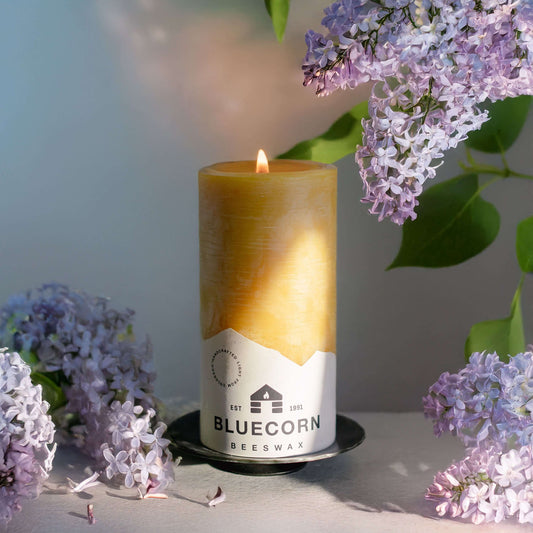 Pure Beeswax Pillar Candles