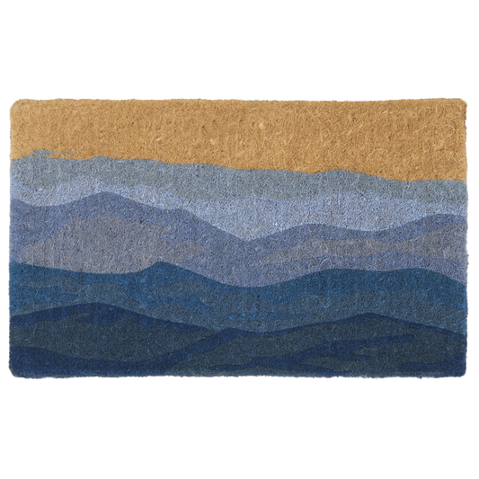 Shades of Sea - Blue Coir Doormat