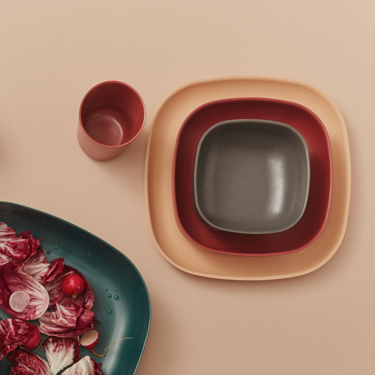 Bamboo Small Bowl - 4 Piece Set - Smoke