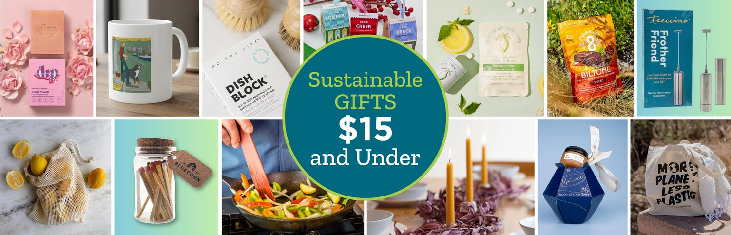 Sustainable Gifts $15 and Under