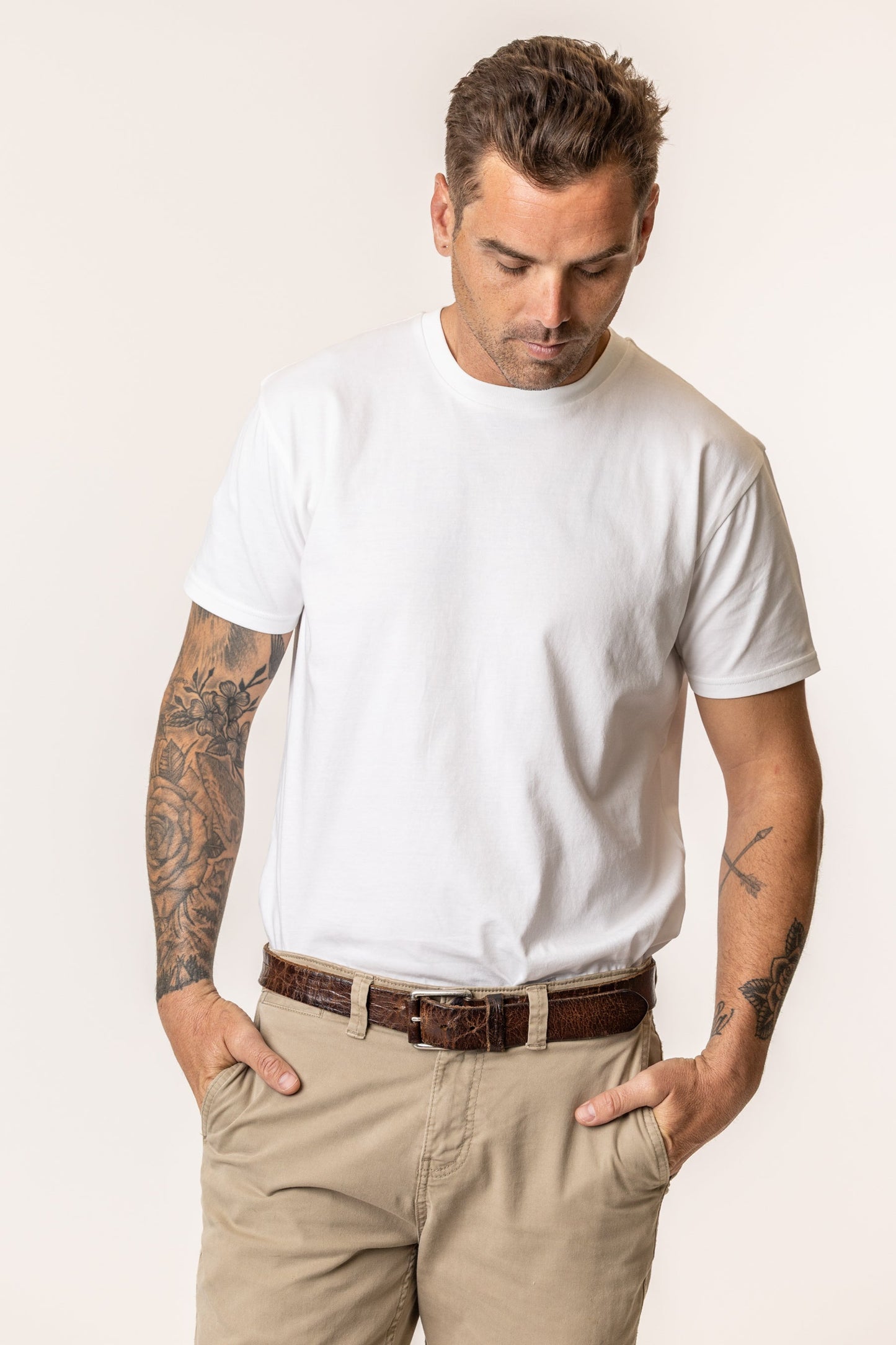 Organic Cotton Men's Crew Neck Tee