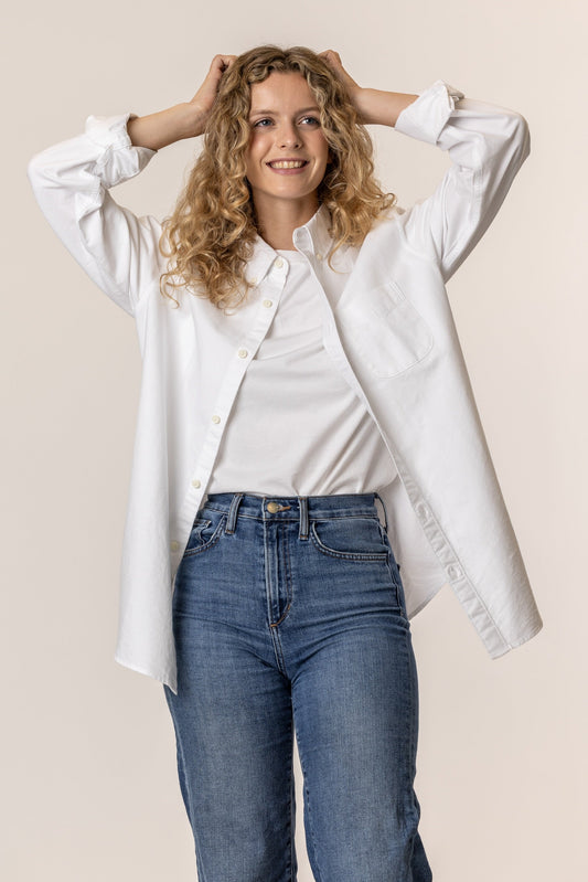 Organic Unisex Cotton Oxford Shirt