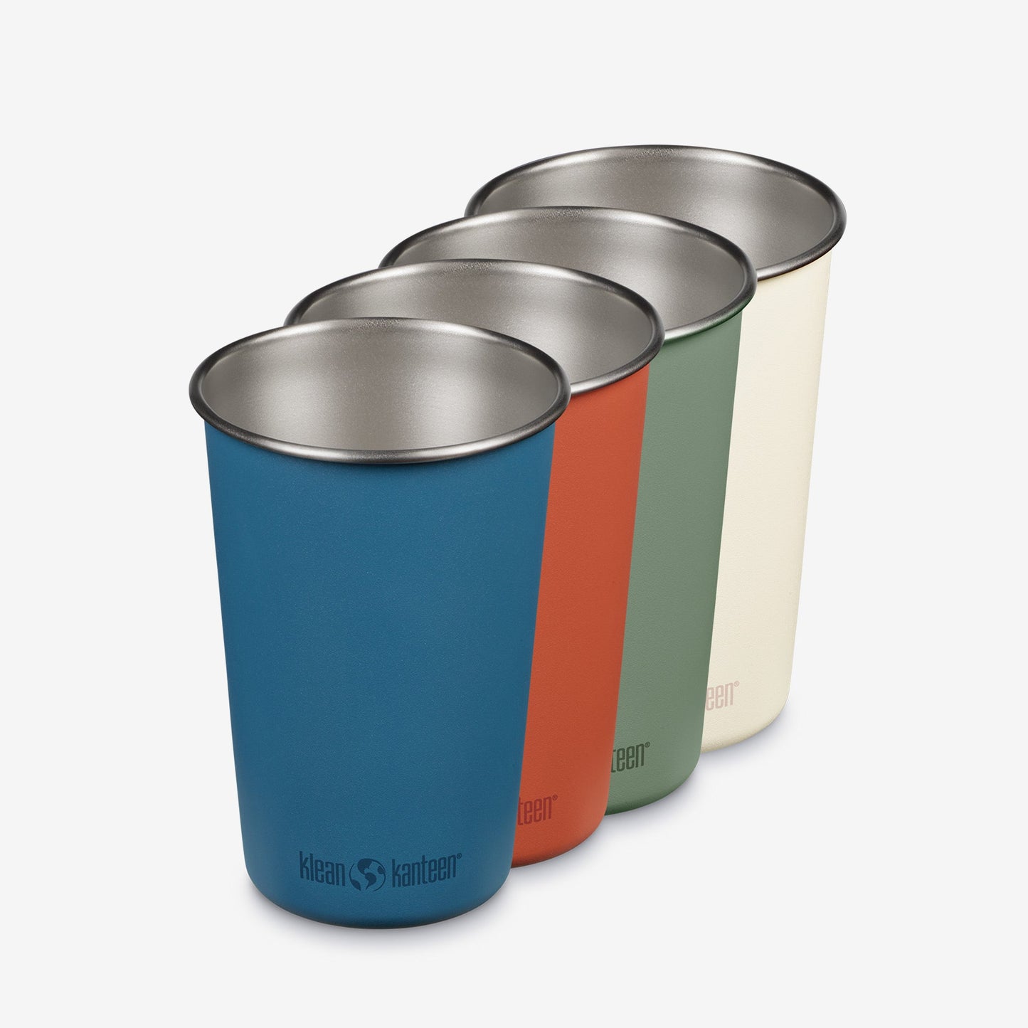 16oz Stainless Steel Pint Cup - 4 Pack