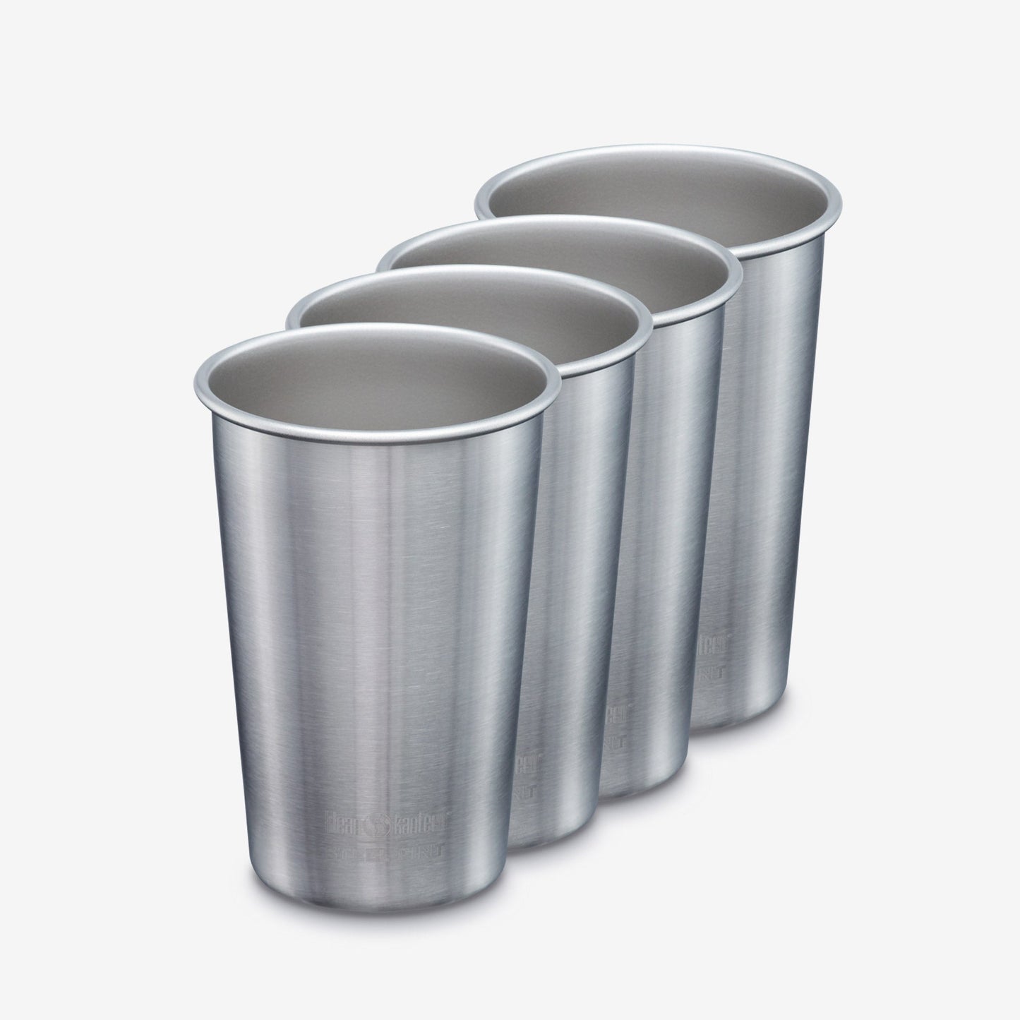 16oz Stainless Steel Pint Cup - 4 Pack