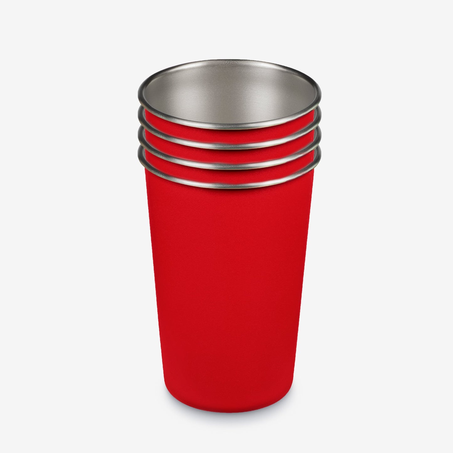 16oz Stainless Steel Pint Cup - 4 Pack