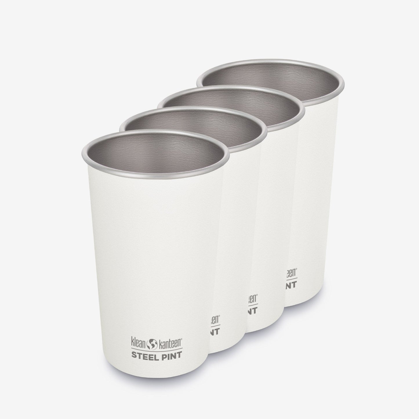 16oz Stainless Steel Pint Cup - 4 Pack
