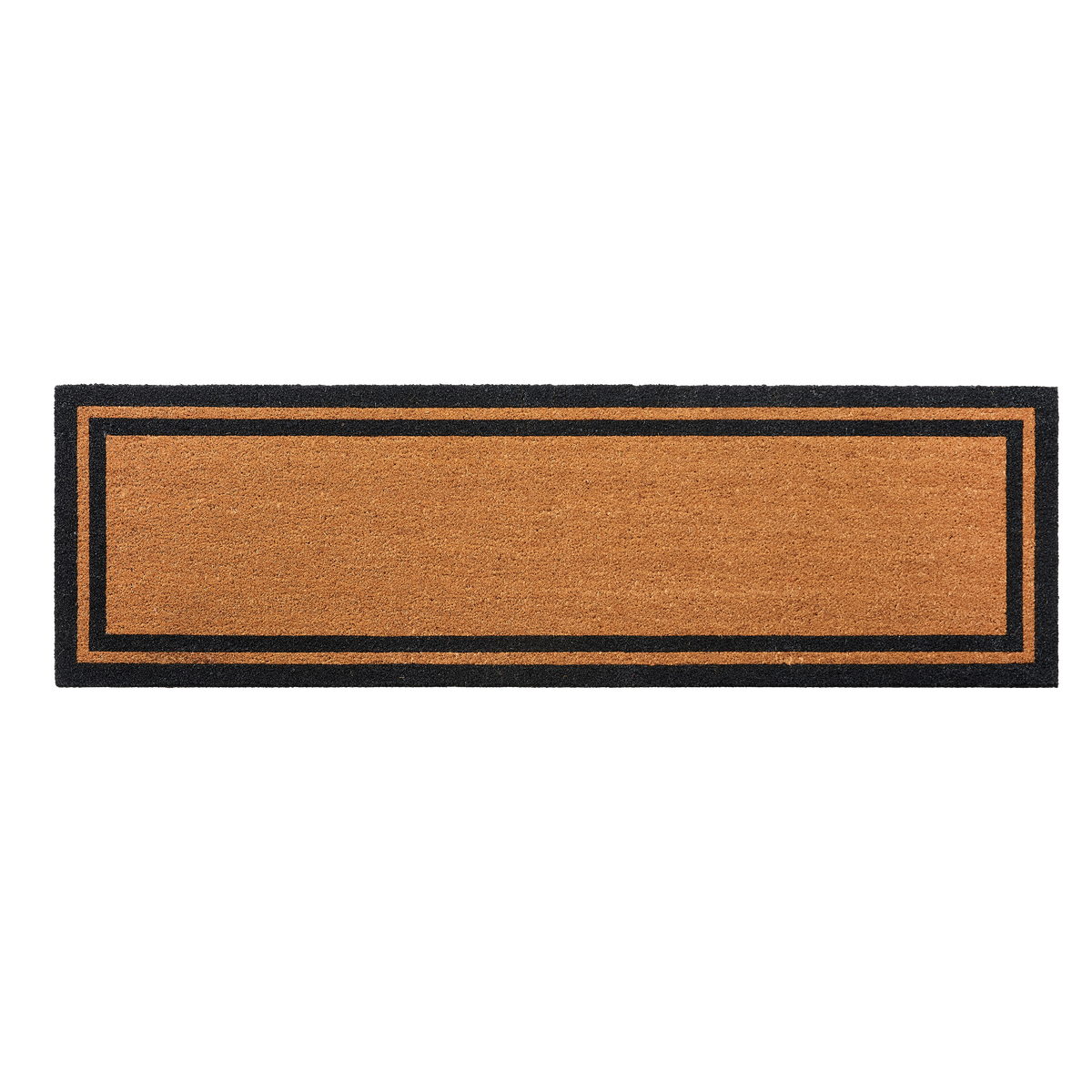 Double Black Border Coir Doormat