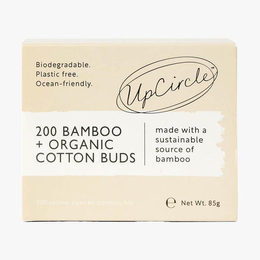 Organic Bamboo Cotton Buds - 200 Pieces