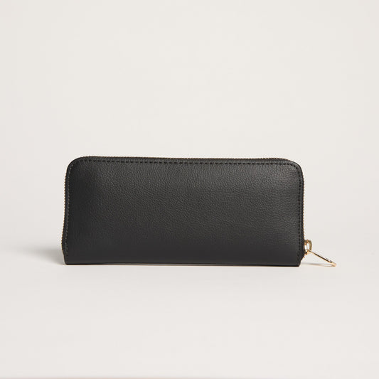 Gala Long Wallet (Black / Lipstick Red)