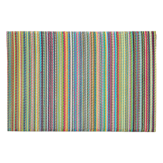 Cancun Candy Outdoor Doormat – 24" x 36" Non-Slip, Recycled Plastic