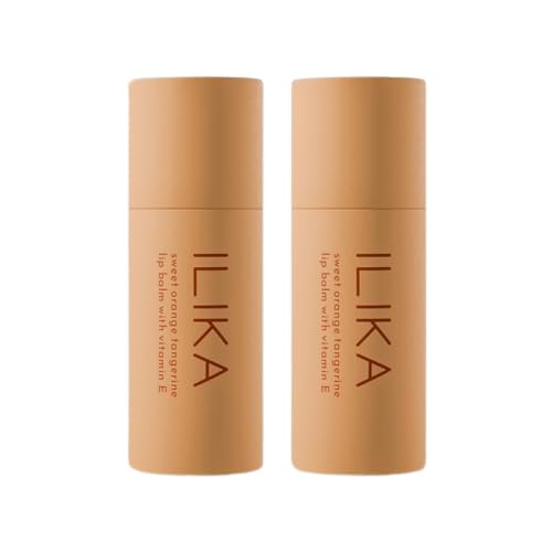 ILIKA Lip Balm - 2 Pack, Orange Tangerine