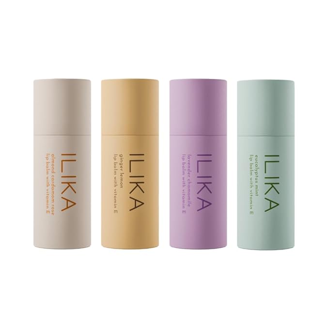 ILIKA Lip Balm - 4 Pack, Essential Collection