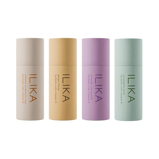 ILIKA Lip Balm - 4 Pack, Essential Collection