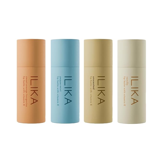 ILIKA Lip Balm - 4 Pack, Classic Collection