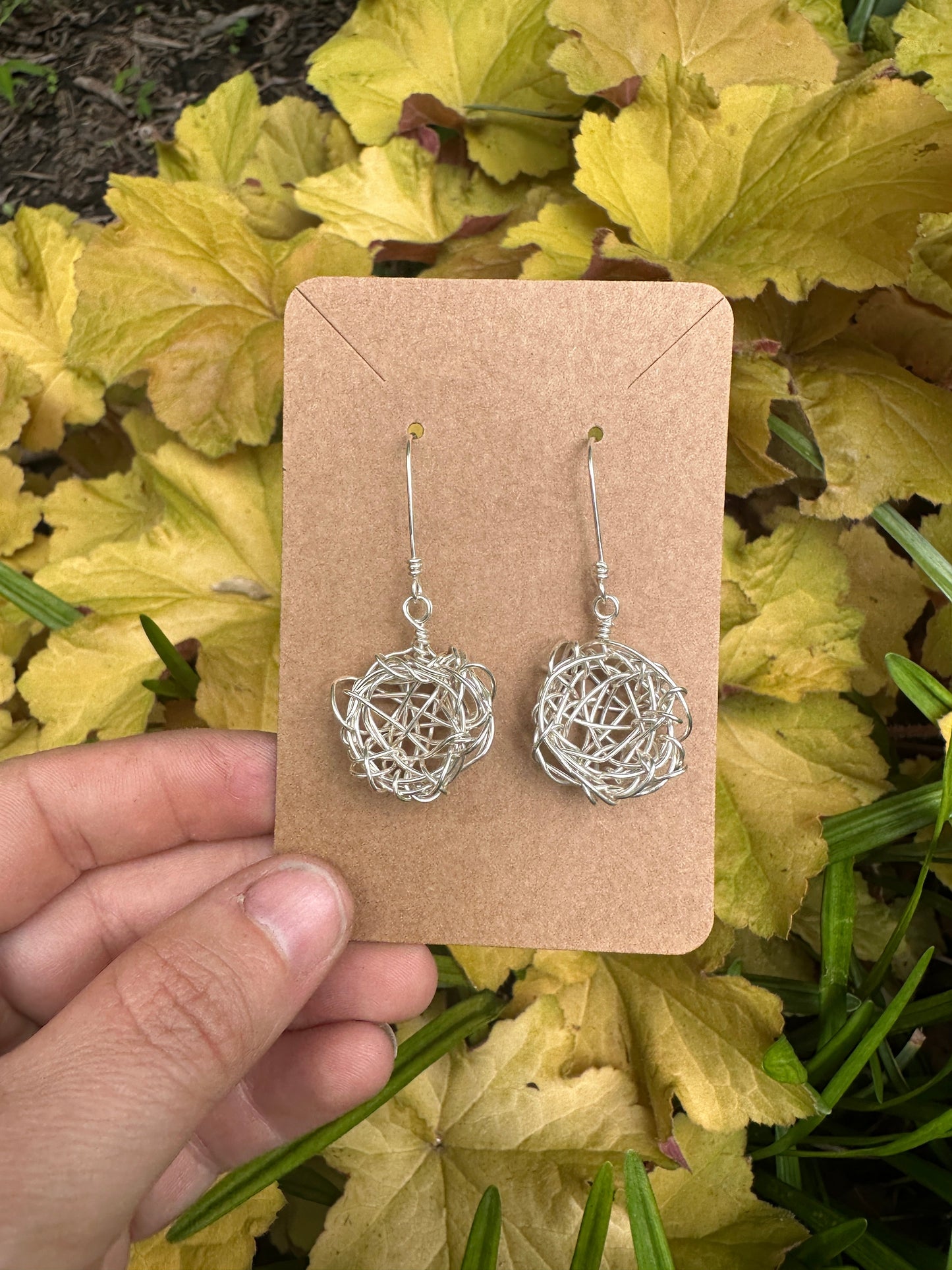 Nest earrings