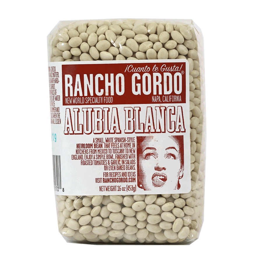 Rancho Gordo - 'Alubia Blanca' Heirloom Beans (16OZ)