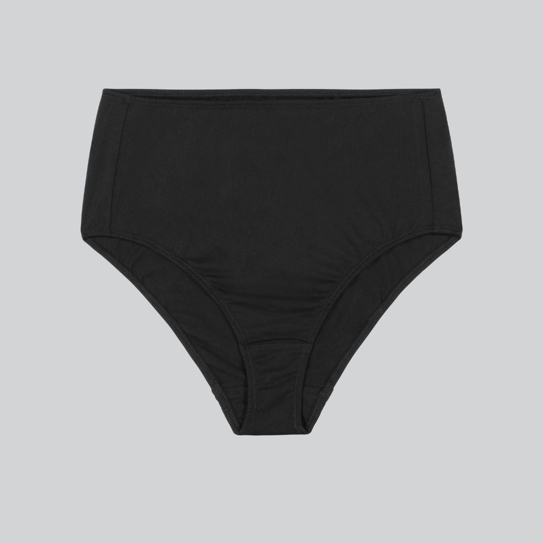 Compostable Organic Cotton High-Waist Brief