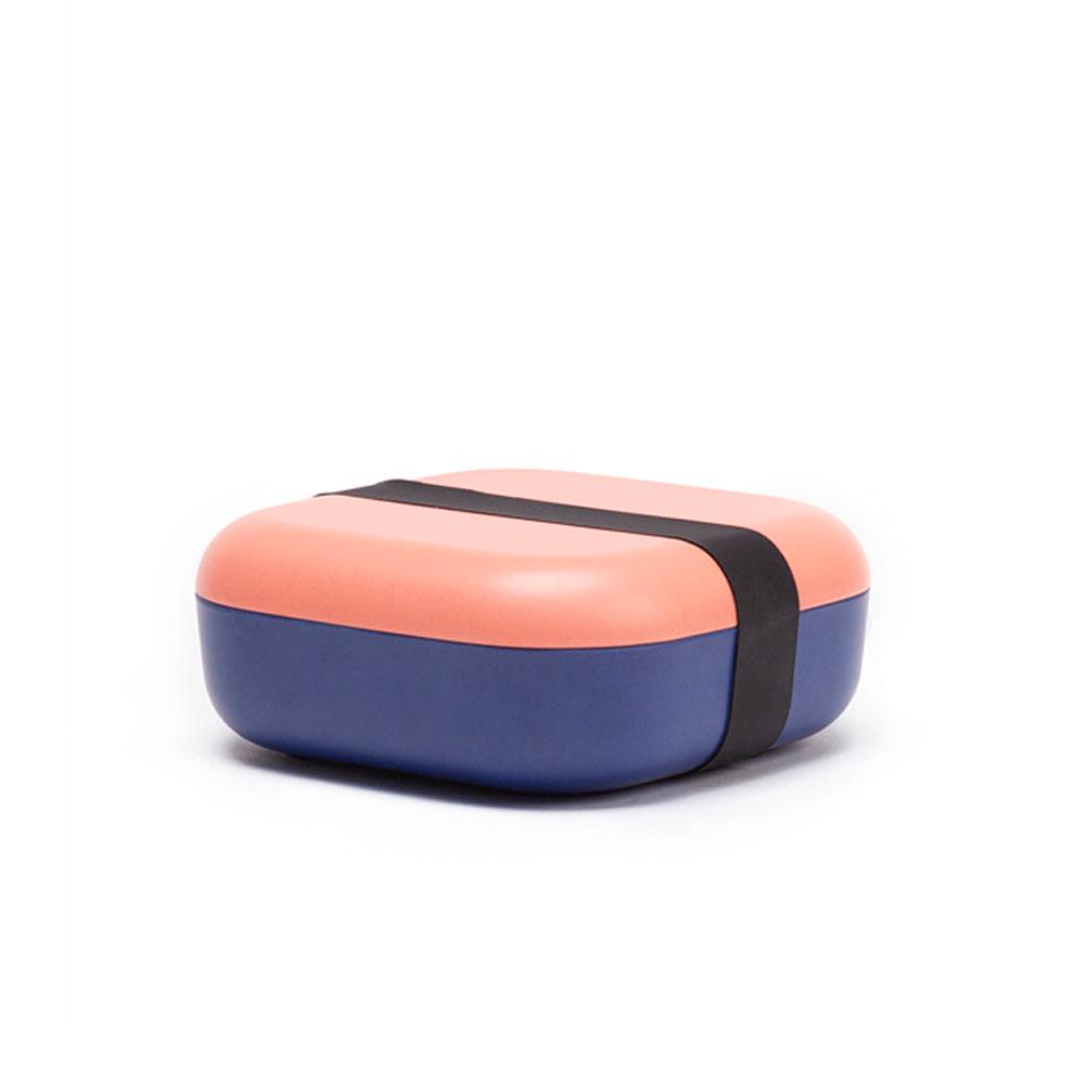 Snack Box - Coral / Blue