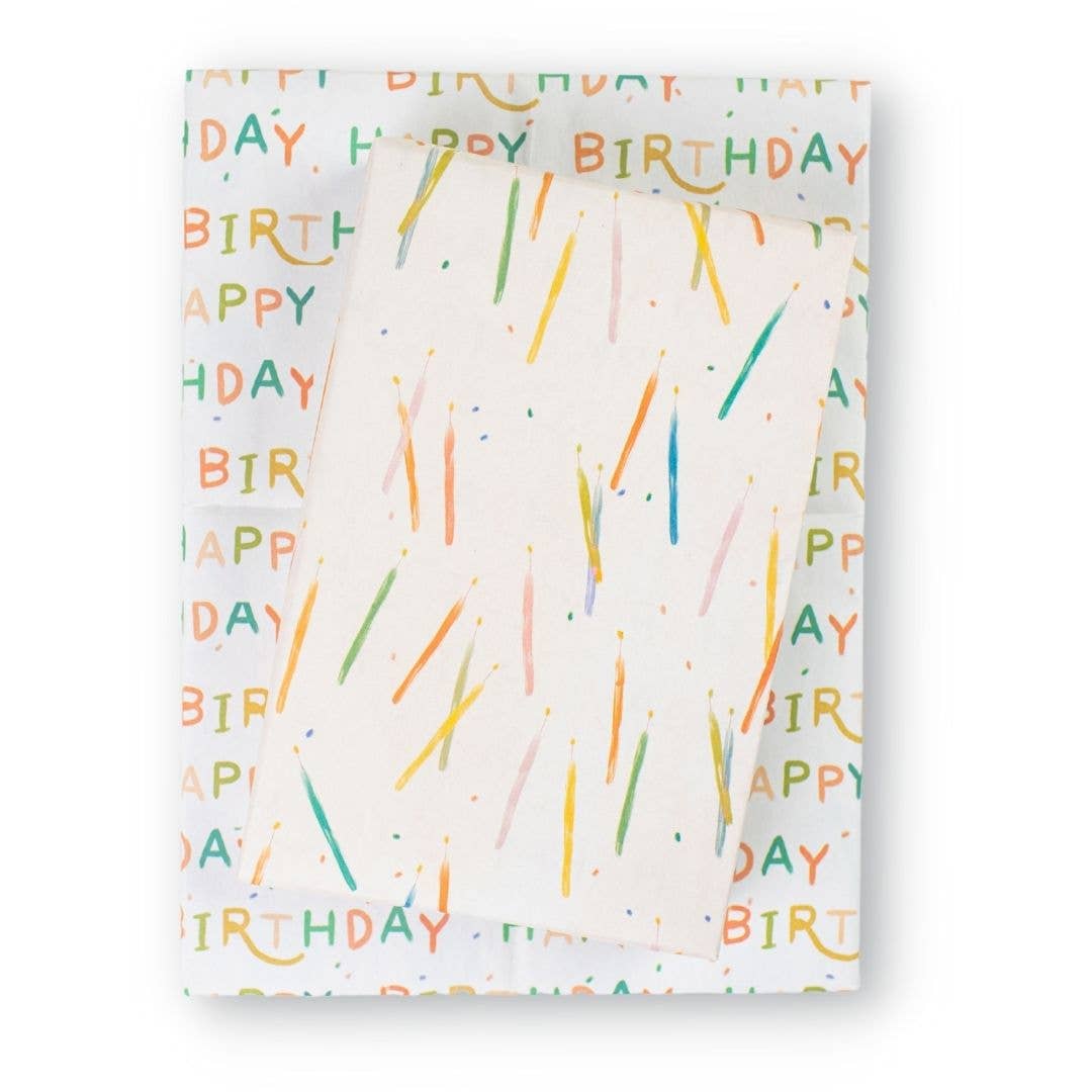 Happy Birthday • Double-Sided Eco Wrapping Paper